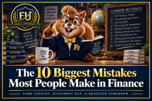 Mistakes made in finance